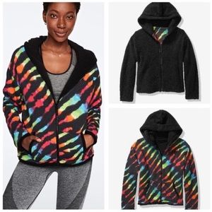 VS PINK Teddy Sherpa Reversible Jacket - NWT